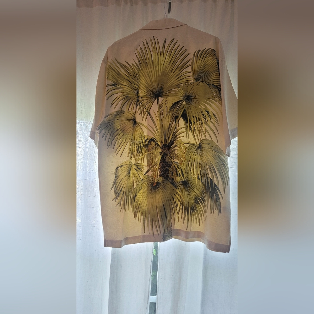 Tommy Bahama Silk Palm Tree Graphic Shirt